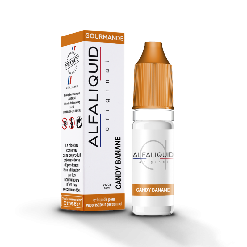 Alfaliquid - Candy Banane - 76/24 - 10 ml