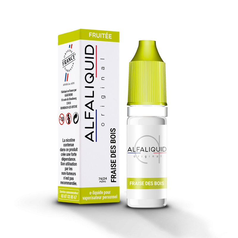 Alfaliquid - fraise des bois - 76/24 - 10 ml