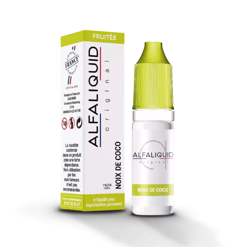 Alfaliquid - Noix de Coco - 76/24 - 10 ml