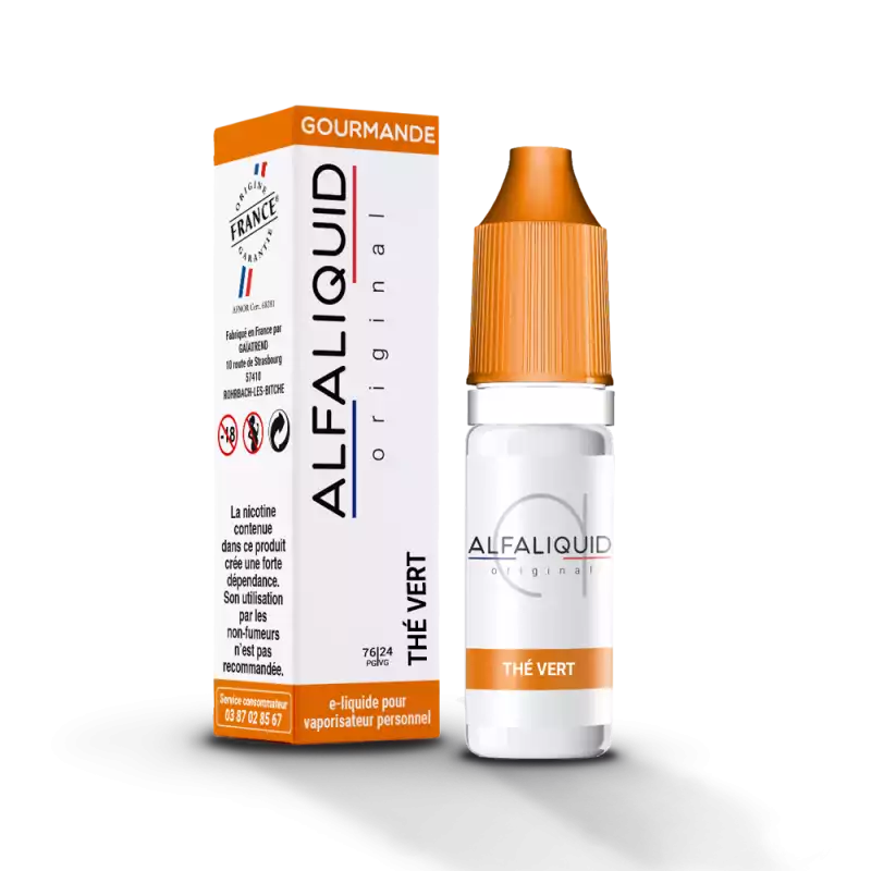 Alfaliquid - Thé Vert - 76/24 - 10 ml