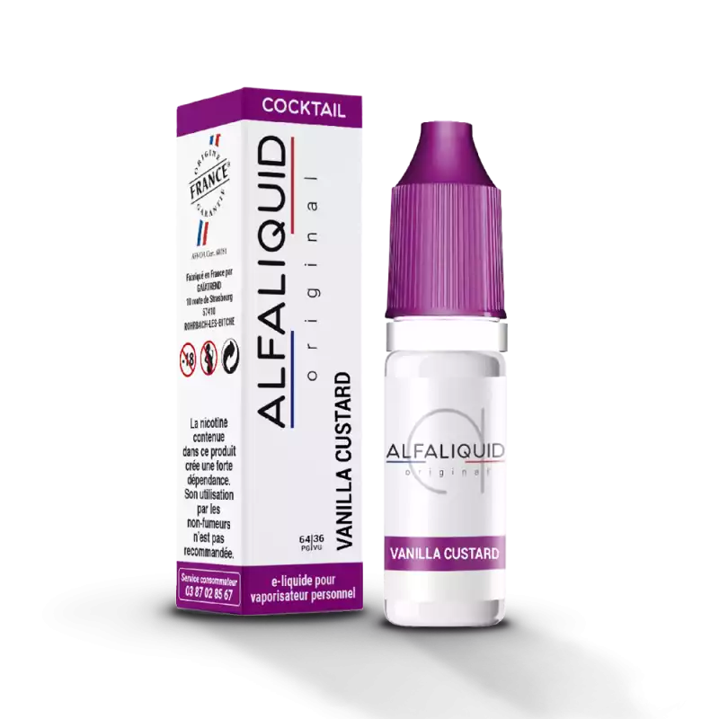 Alfaliquid - Vanilla custard - 64/36 - 10 ml